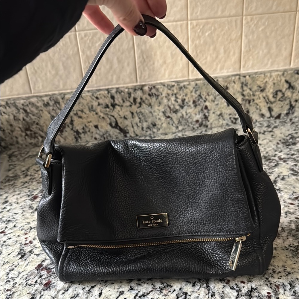 Kate Spade Black Leather Handbag